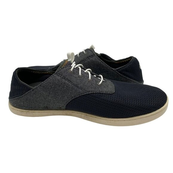 OluKai Nohea Moku Gray/White Mesh Slip-On Shoes Men's Size 9 - Picture 6 of 11